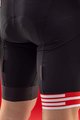 SANTINI Pantaloni scurți de ciclism cu bretele - TOUR DE FRANCE 2022 - negru/roșu
