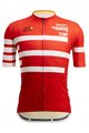 SANTINI Tricou de ciclism cu mânecă scurtă - TOUR DE FRANCE 2022 - alb/roșu/galben