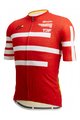 SANTINI Tricou de ciclism cu mânecă scurtă - TOUR DE FRANCE 2022 - alb/roșu/galben