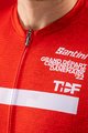 SANTINI Tricou de ciclism cu mânecă scurtă - TOUR DE FRANCE 2022 - alb/roșu/galben