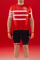 SANTINI Tricou de ciclism cu mânecă scurtă - TOUR DE FRANCE 2022 - alb/roșu/galben