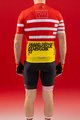 SANTINI Tricou de ciclism cu mânecă scurtă - TOUR DE FRANCE 2022 - alb/roșu/galben