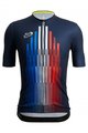 SANTINI Tricou de ciclism cu mânecă scurtă - TOUR DE FRANCE 2022 - alb/roșu/albastru