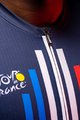 SANTINI Tricou de ciclism cu mânecă scurtă - TOUR DE FRANCE 2022 - alb/roșu/albastru