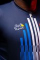 SANTINI Tricou de ciclism cu mânecă scurtă - TOUR DE FRANCE 2022 - alb/roșu/albastru