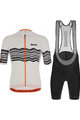 SANTINI Tricoul și pantaloni scurți de ciclism - TONO PROFILO - portocaliu/negru/alb