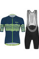 SANTINI Tricoul și pantaloni scurți de ciclism - TONO PROFILO - negru/verde