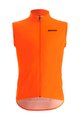 SANTINI Vestă de ciclism - NEBULA WINDPROOF - portocaliu