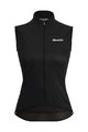 SANTINI Vestă de ciclism - NEBULA WINDPROOF W - negru