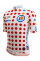 SANTINI Tricou de ciclism cu mânecă scurtă - TOUR DE FRANCE 2024 - roșu/alb