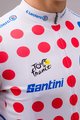 SANTINI Tricou de ciclism cu mânecă scurtă - TOUR DE FRANCE 2024 - roșu/alb