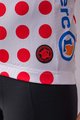 SANTINI Tricou de ciclism cu mânecă scurtă - TOUR DE FRANCE 2024 - roșu/alb