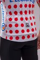 SANTINI Tricou de ciclism cu mânecă scurtă - TOUR DE FRANCE 2024 - roșu/alb