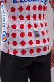 SANTINI Tricou de ciclism cu mânecă scurtă - TOUR DE FRANCE 2023 - roșu/alb