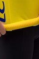 SANTINI Tricou de ciclism cu mânecă scurtă - TOUR DE FRANCE 2024 - galben