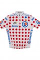 SANTINI Tricou de ciclism cu mânecă scurtă - TOUR DE FRANCE 2023 - alb/roșu