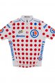 SANTINI Tricou de ciclism cu mânecă scurtă - TOUR DE FRANCE - alb/roșu