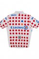 SANTINI Tricou de ciclism cu mânecă scurtă - TOUR DE FRANCE - alb/roșu
