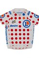 SANTINI Tricou de ciclism cu mânecă scurtă - TOUR DE FRANCE 2023 - alb/roșu