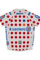 SANTINI Tricou de ciclism cu mânecă scurtă - TOUR DE FRANCE 2023 - alb/roșu
