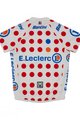 SANTINI Tricou de ciclism cu mânecă scurtă - TOUR DE FRANCE 2024 - roșu/alb