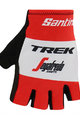 SANTINI Mănuși de ciclism fără degete - TREK 2019 RACE - roșu/alb/negru