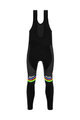 SANTINI Pantaloni de ciclism lungi cu bretele - TREK SEGAFREDO 2020 - multicolor/negru