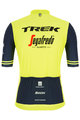 SANTINI Tricou de ciclism cu mânecă scurtă - TREK SEGAFREDO 2020 - negru/galben