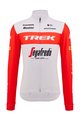 SANTINI Tricou de cilism pentru iarnă cu mânecă lungă - TREK SEGAFREDO 2023 WINTER - roșu/alb