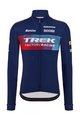 SANTINI Tricou de cilism pentru iarnă cu mânecă lungă - TREK 2023 FACTORY RACING WINTER - albastru