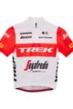 SANTINI Tricou de ciclism cu mânecă scurtă - TREK 2023 KIDS - roșu/alb