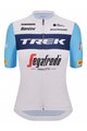 SANTINI Tricou de ciclism cu mânecă scurtă - TREK SEGAFREDO 2023 LADY FAN LINE - albastru deschis/alb