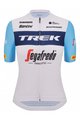 SANTINI Tricou de ciclism cu mânecă scurtă - TREK SEGAFREDO 2023 LADY FAN LINE - albastru deschis/alb