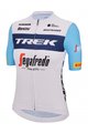 SANTINI Tricou de ciclism cu mânecă scurtă - TREK SEGAFREDO 2023 LADY FAN LINE - albastru deschis/alb