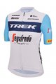 SANTINI Tricou de ciclism cu mânecă scurtă - TREK SEGAFREDO 2023 LADY FAN LINE - albastru deschis/alb