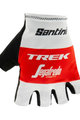 SANTINI Mănuși de ciclism fără degete - TREK 2019 RACE - alb/roșu