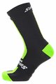 SANTINI Șosete clasice de ciclism - X IRONMAN VIS - negru/verde