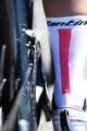 SANTINI Șosete clasice de ciclism - X IRONMAN DEA - alb/roz