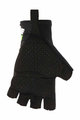 SANTINI Mănuși de ciclism fără degete - X IRONMAN VIS - negru/verde