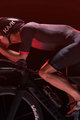 SANTINI Salopetă de ciclism - X IRONMAN VIPER - negru/roșu