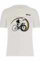 SANTINI Tricou de ciclism cu mânecă scurtă - TT UCI OFFICIAL - alb
