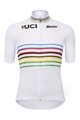 SANTINI Tricou de ciclism cu mânecă scurtă - UCI WORLD CHAMPION MASTER - curcubeu/alb