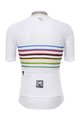 SANTINI Tricou de ciclism cu mânecă scurtă - UCI WORLD CHAMPION MASTER - curcubeu/alb