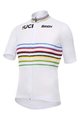 SANTINI Tricou de ciclism cu mânecă scurtă - UCI WORLD CHAMPION MASTER - curcubeu/alb