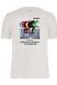 SANTINI Tricou de ciclism cu mânecă scurtă - UCI BARCELONA 1973 - alb