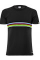 SANTINI Tricou de ciclism cu mânecă scurtă - UCI - negru