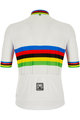 SANTINI Tricou de ciclism cu mânecă scurtă - UCI WORLD CHAMP ECO - curcubeu/alb