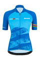 SANTINI Tricou de ciclism cu mânecă scurtă - UCI WORLD ECO LADY - albastru deschis