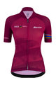 SANTINI Tricou de ciclism cu mânecă scurtă - UCI WORLD ECO LADY - ciclamen