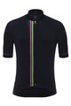 SANTINI Tricou de ciclism cu mânecă scurtă - UCI RAINBOW - negru